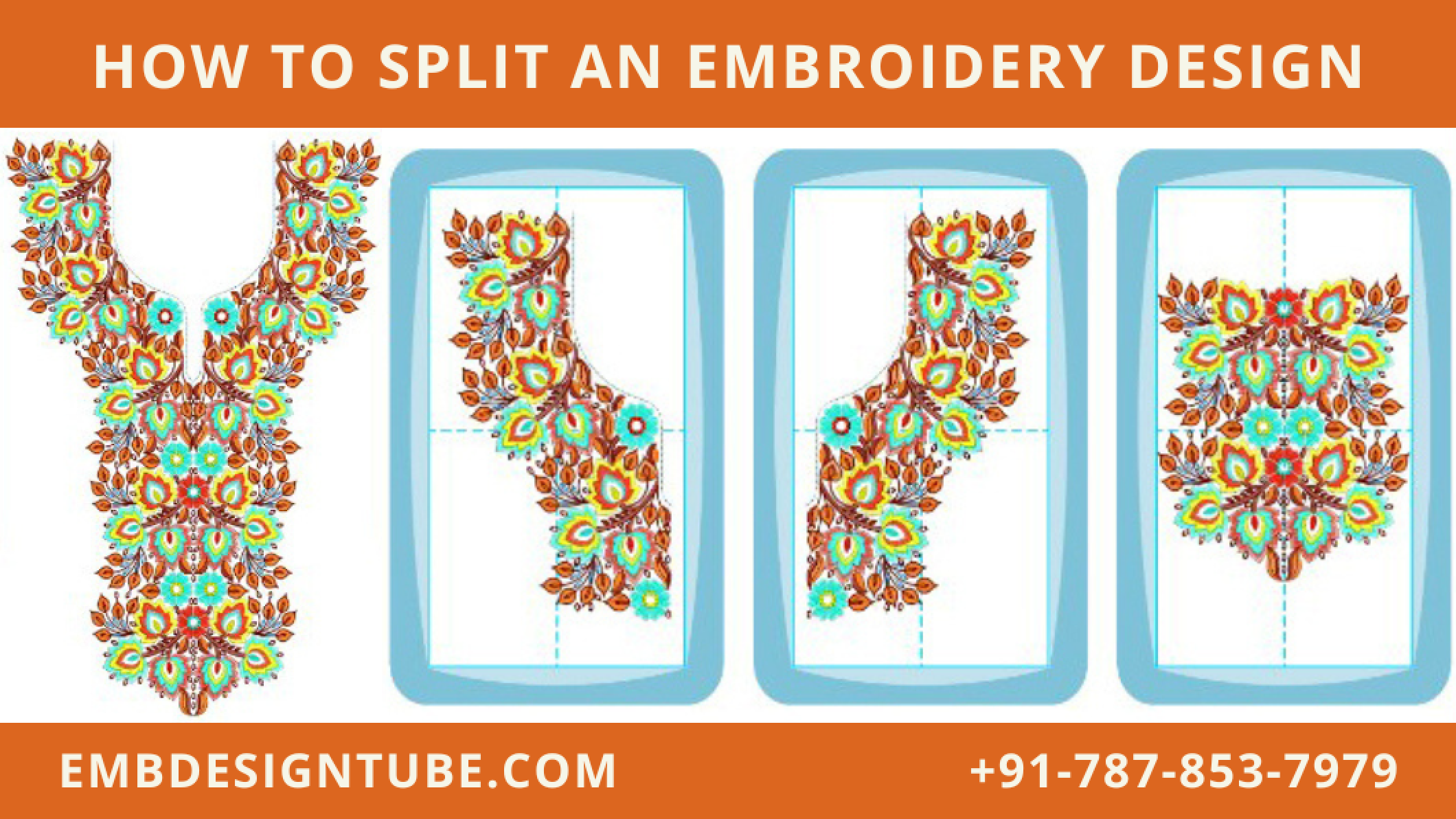 How to Split an Embroidery Design by